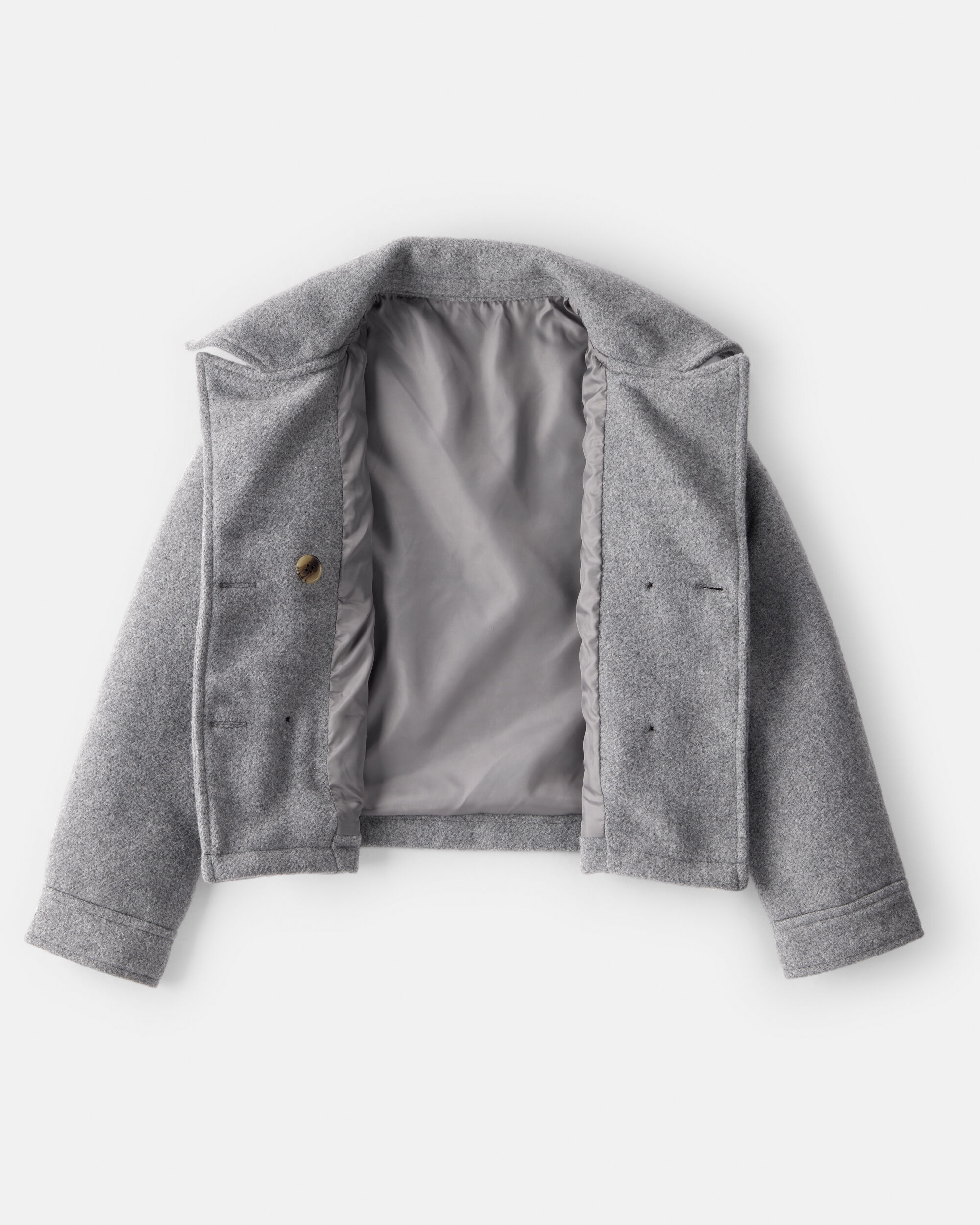 Girls Long-Sleeve Fashion Jacket - Grey