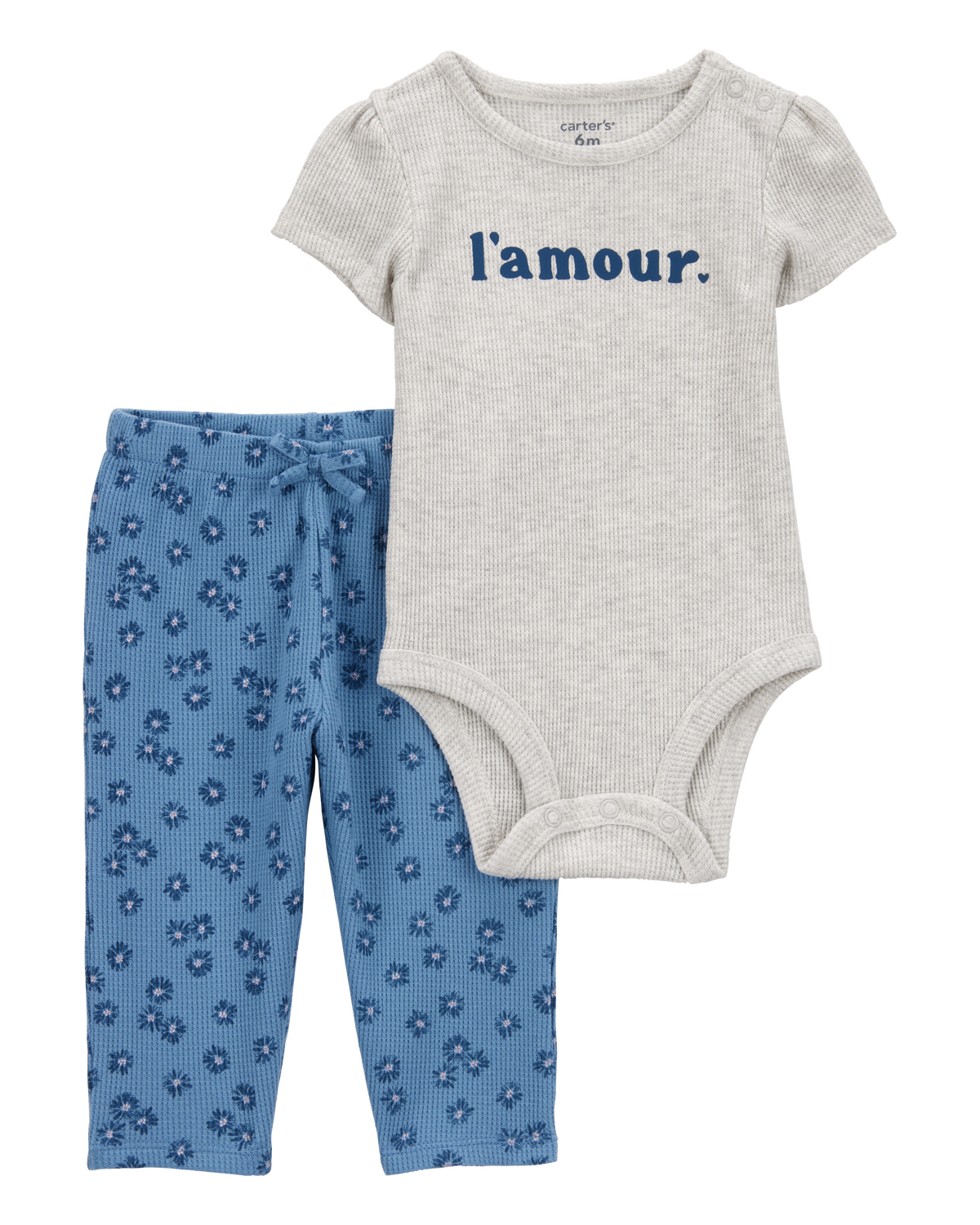 Baby 2Piece L'Amour ShortSleeve Bodysuit Pant Set Carter's Carter's