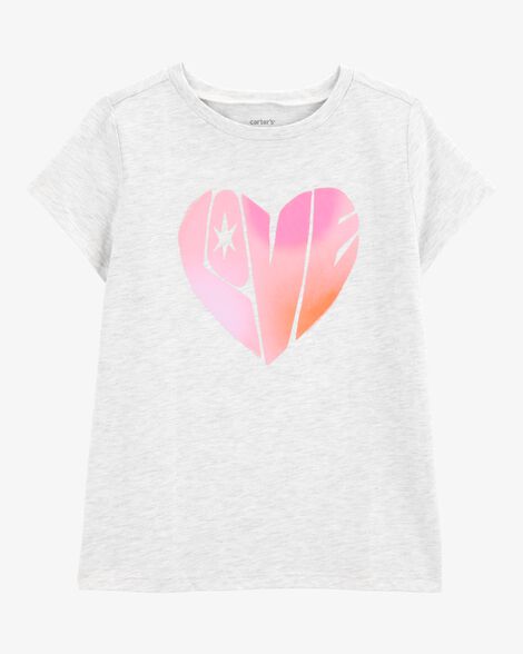  Product image 1 of Kid Love Short-Sleeve Graphic Tee - Grey