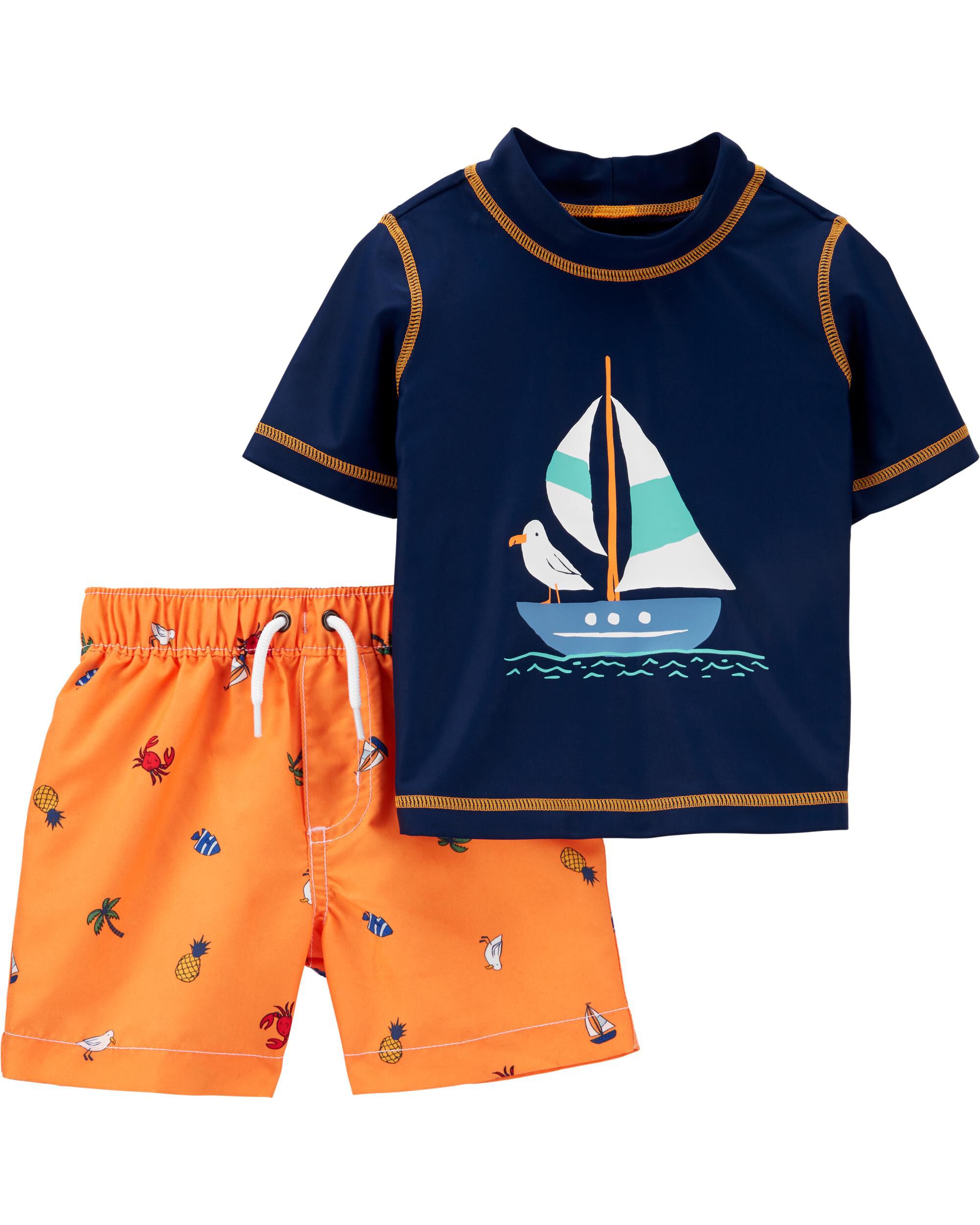 baby boy rash guard top