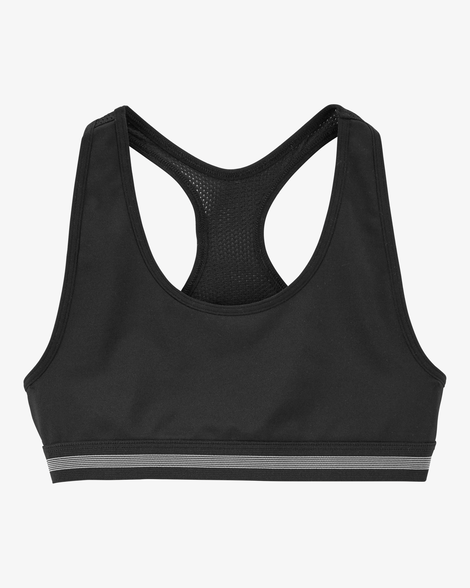 girls racerback sports bra