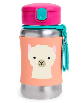Product image 1 of Zoo Stainless Steel Little Kid Straw Bottle