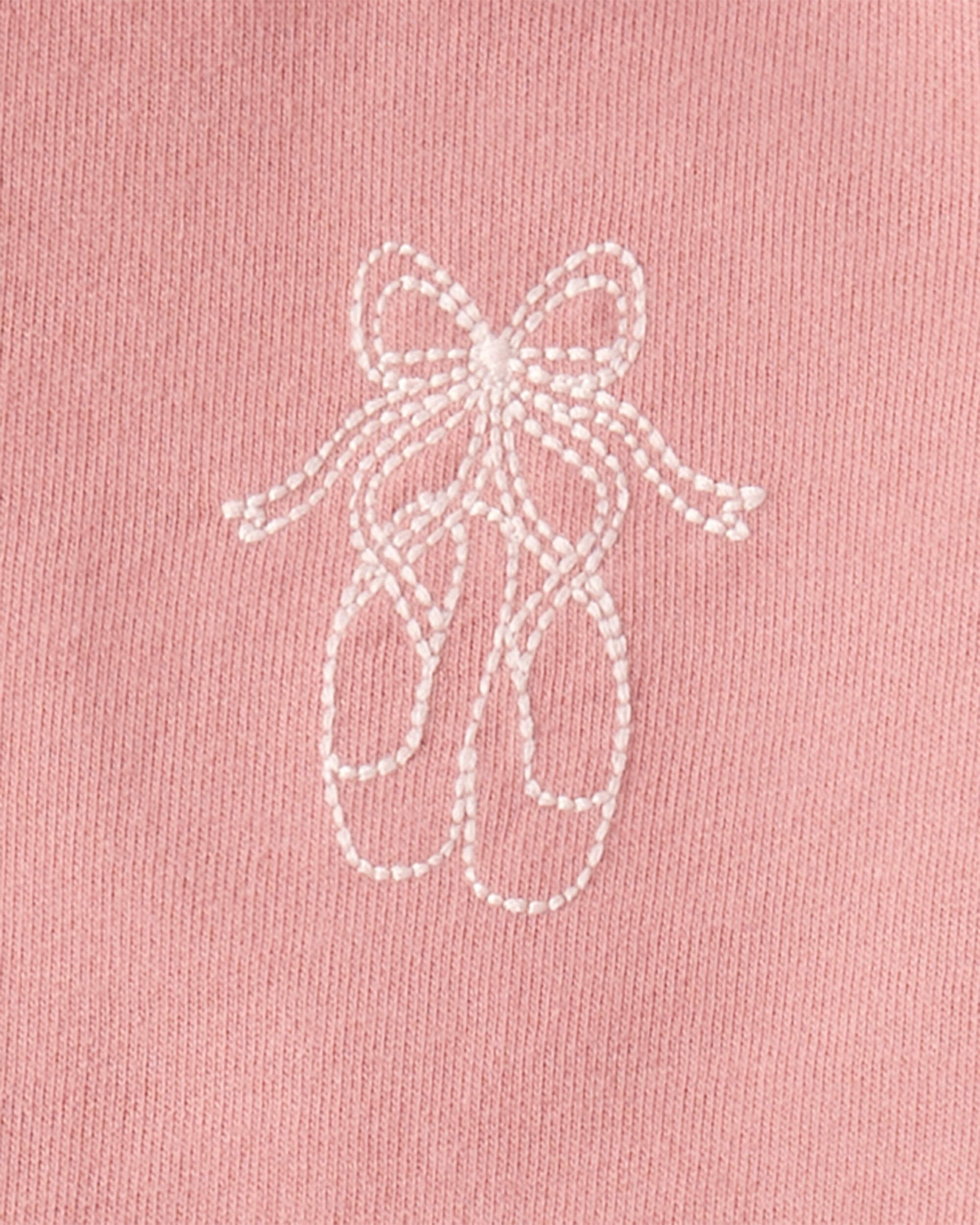 Baby 3-Piece Ballet Little Pullover Set - Pink/Ivory