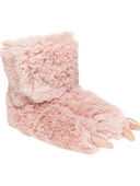 Pink - Fuzzy Dinosaur Slipper Shoes, Selected