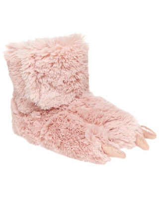 Product image 1 of Fuzzy Dinosaur Slipper Shoes