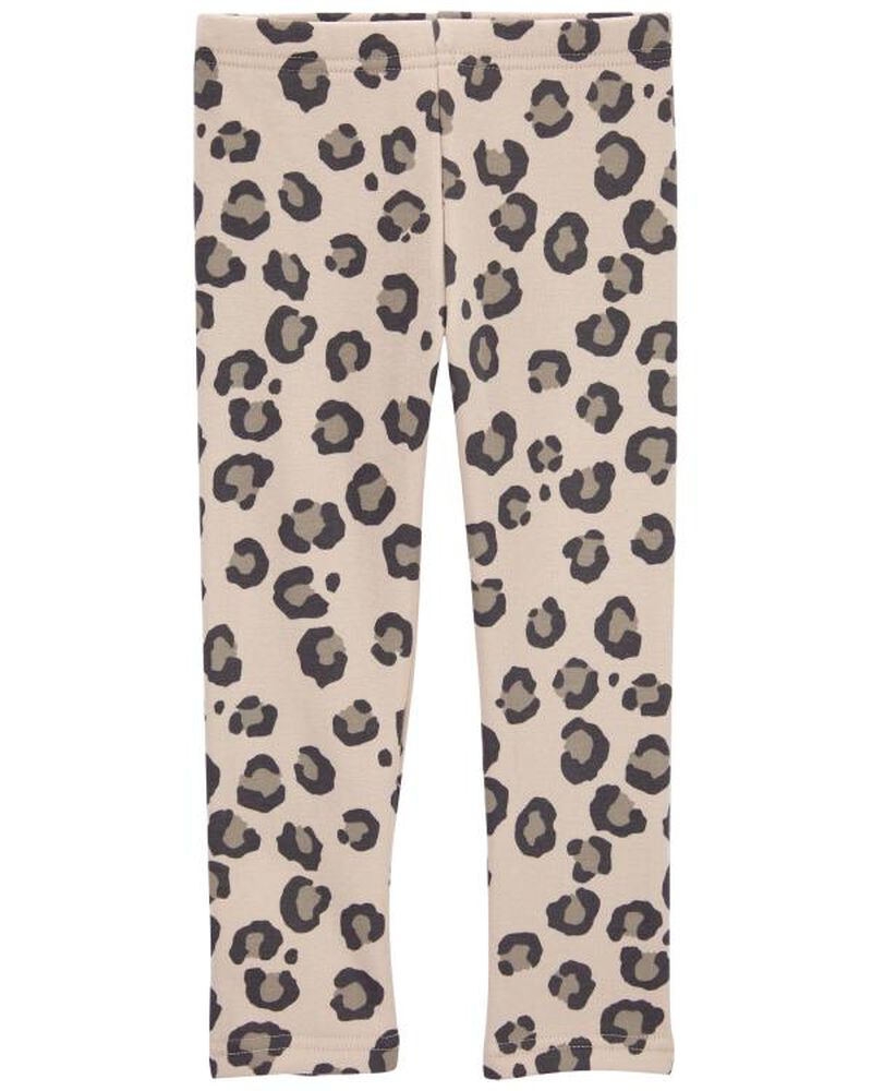 Red Baby Leopard Cozy Fleece Leggings | carters.com
