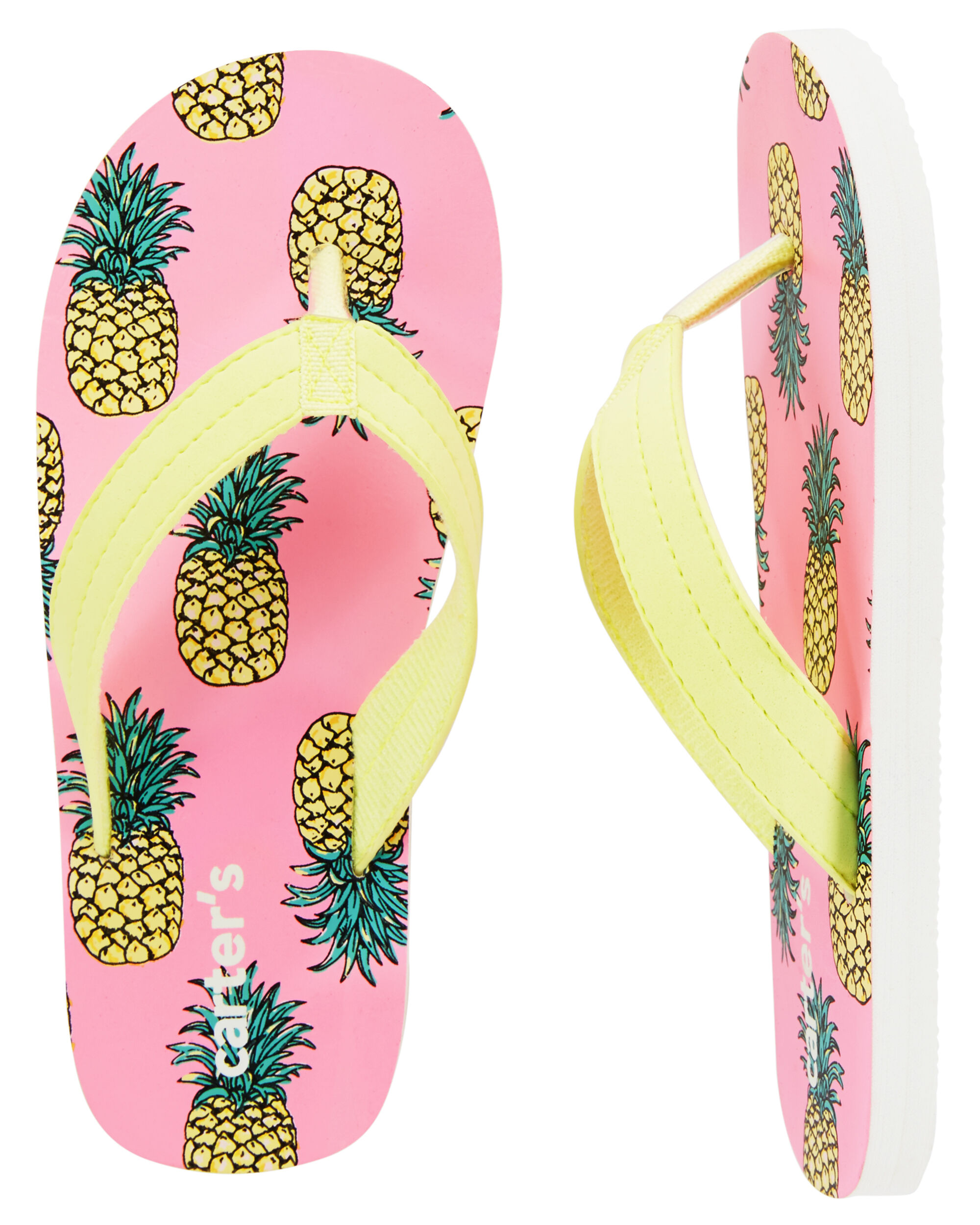 j crew pineapple flip flops