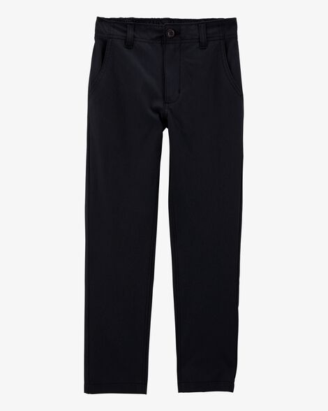  Product image 1 of Kid Poplin Pull-On Uniform Pants - Black