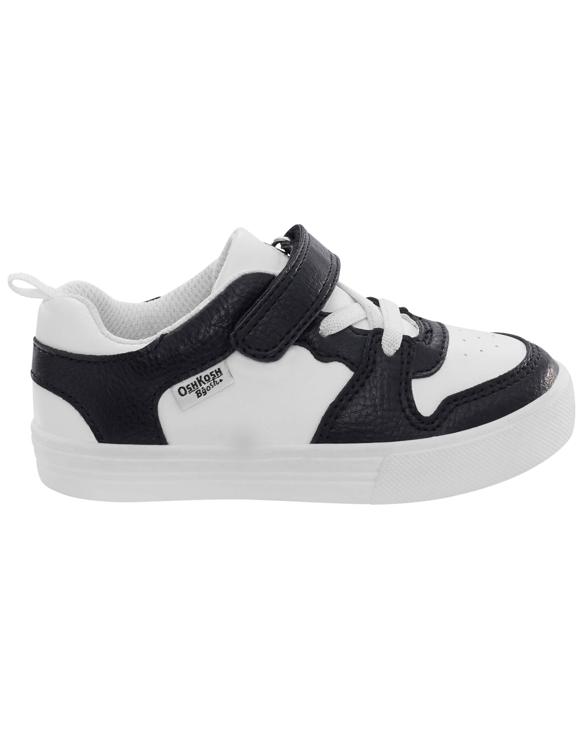 Toddler Boy Easy-On Casual Sneakers - Black/White - OshKosh