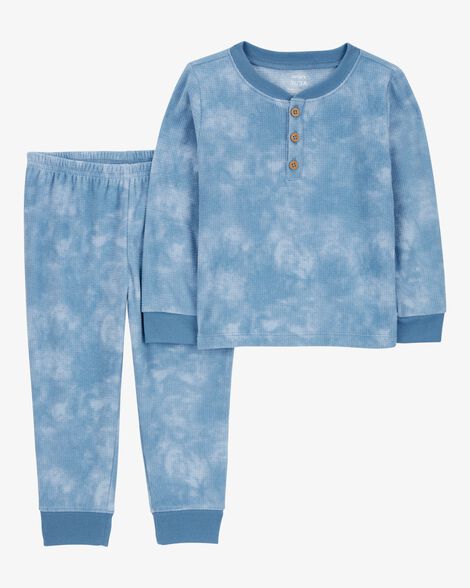  Product image 1 of Toddler 2-Piece Tie-Dye Fleece Pajamas