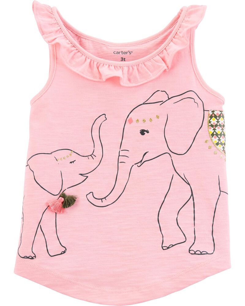 Elephant Split Back Slub Tank Carters Com