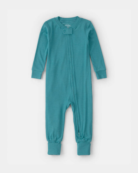 baby purelysoft snug fit 1-piece pajama - blue