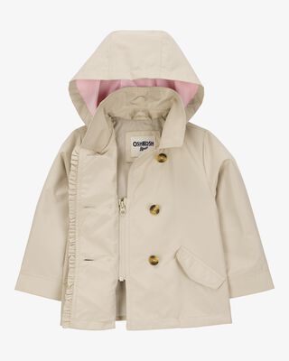 Product image 2 of Baby Ruffle Trench Coat - Khaki