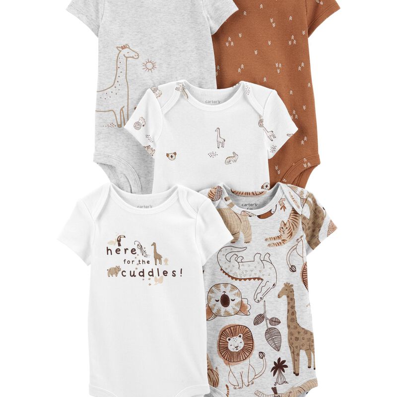 Multi Baby 5-Pack Short-Sleeve Original Bodysuits | carters.com
