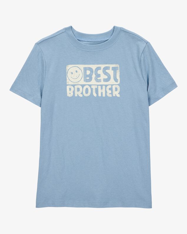 Product image 1 of Boys Best Brother Short-Sleeve Graphic Tee - Blue