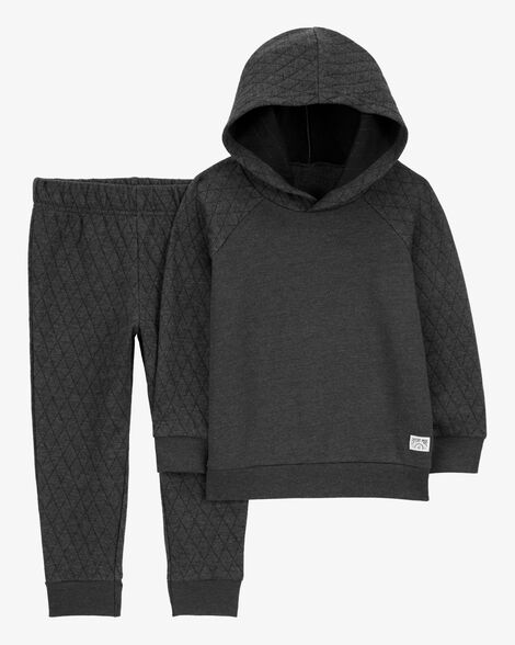 Product image 1 of Toddler 2-Piece Quilted Pullover & Pant Set