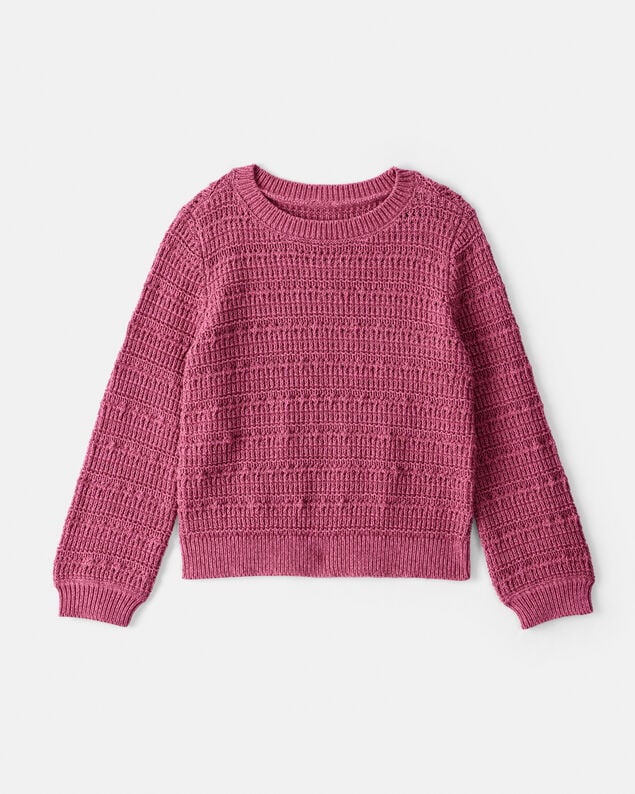 Product image 1 of Toddler Girl Long-Sleeve Sweater - Pink