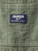 Green - Baby Neutral Solid Corduroy Overalls - Green, Selected