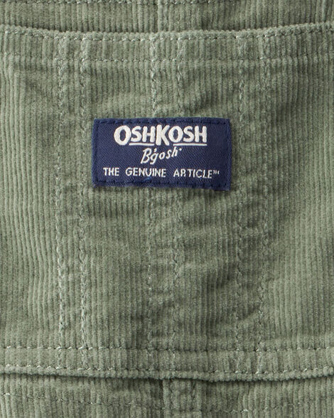 Product image 3 of Baby Neutral Solid Corduroy Overalls - Green