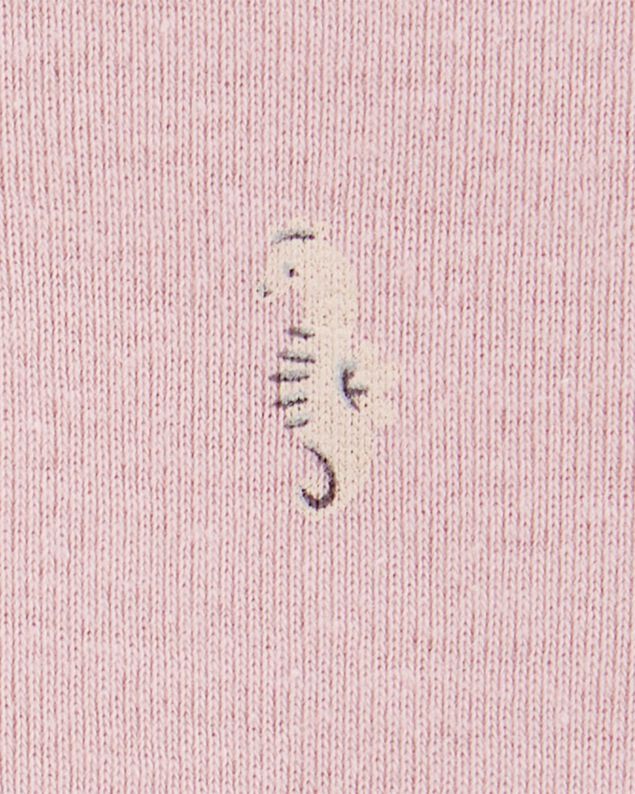 Product image 2 of Baby 5-Pack Seahorse Short-Sleeve Bodysuits