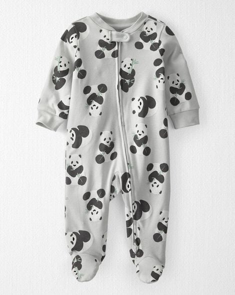 Baby Organic Cotton 2-Way Zip Sleep & Play Pajamas