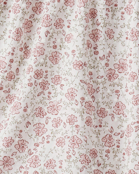 Girls Organic Cotton Dress in Prairie Blossom Print
