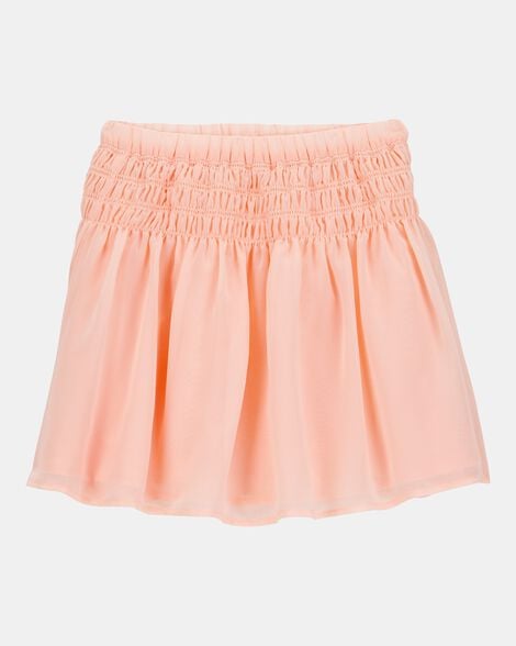 kid chiffon skirt - pink