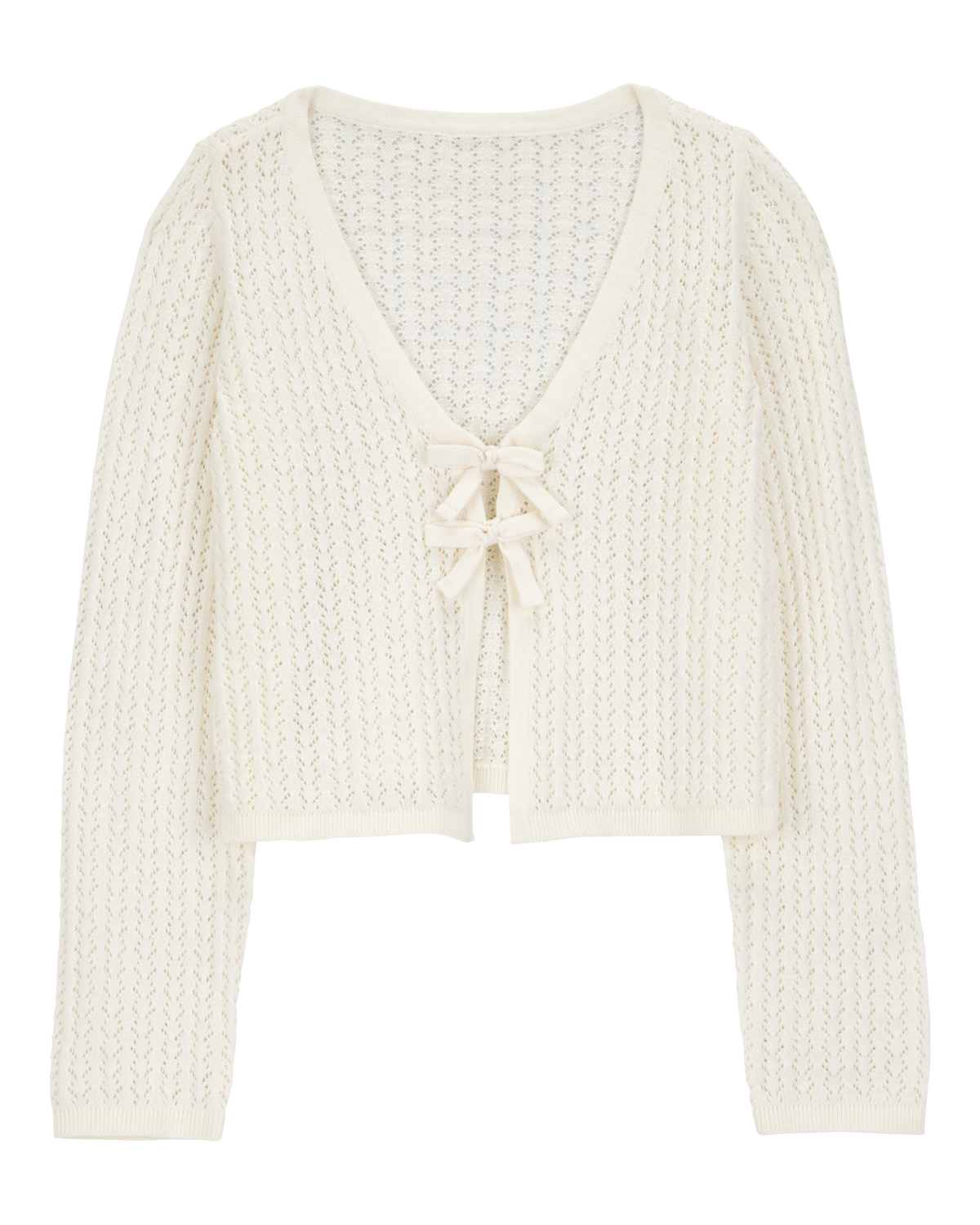 Kid Tie Cardigan Top - White - Carter's | Carter's