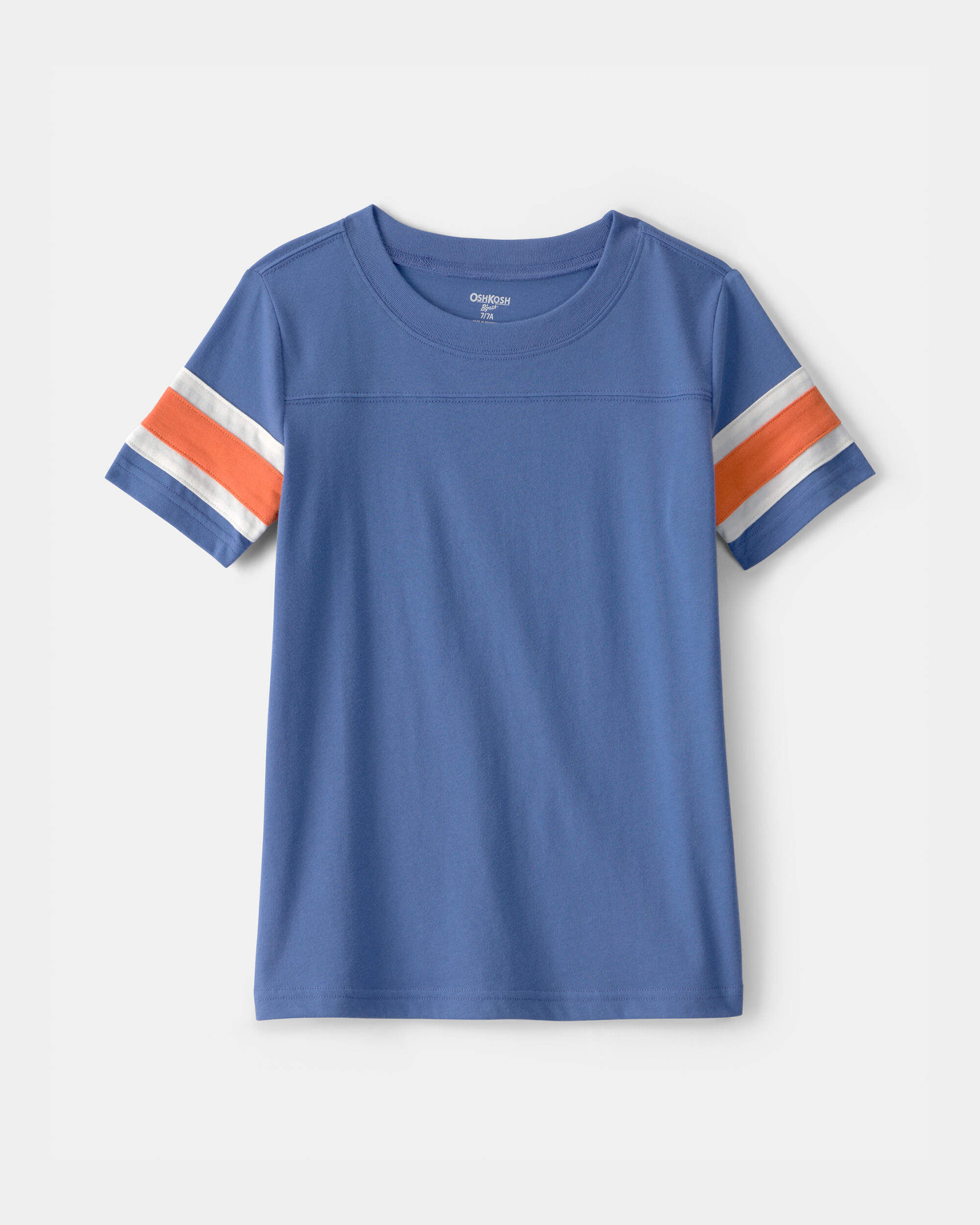 OshKosh Bgosh Boys Striped Short-Sleeve T-Shirt - Blue 8 Blue 15$
