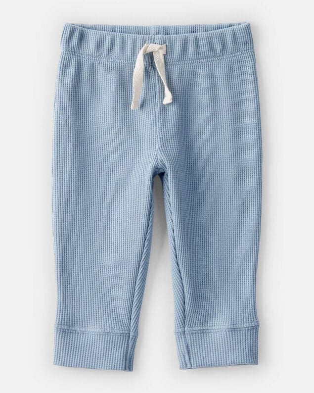 Product image 2 of Baby 2-Piece Park Ranger Thermal Bodysuit Pant Set - Blue
