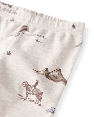 Product image 2 of Baby Organic Cotton Pajamas in Western Rodeo Print