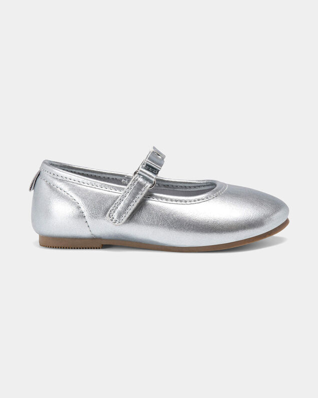 Product image 2 of Toddler Girl Dress Shoes - Silver