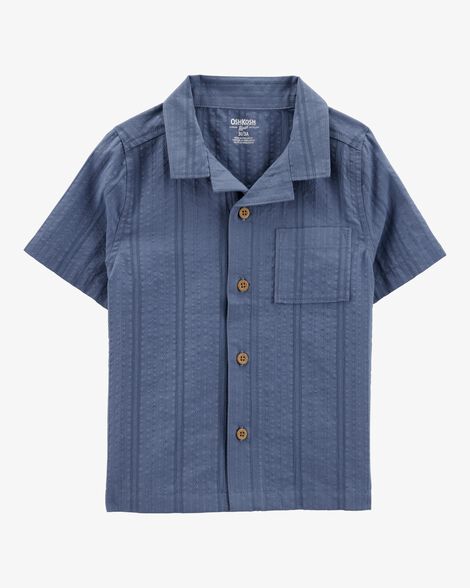 Product image 1 of Baby Seersucker Button-Down Shirt - Blue