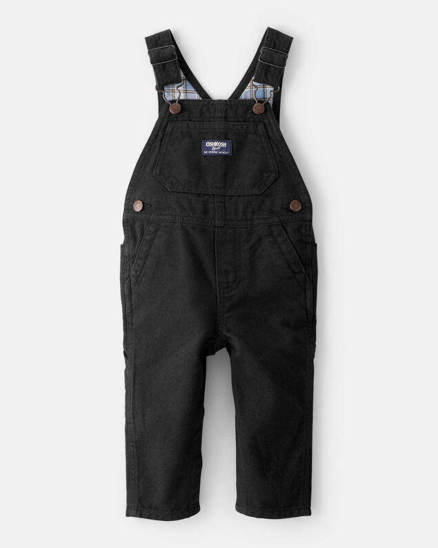 Product image 1 of Baby Boy Herringbone Overalls - Black