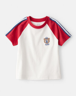 Product image 1 of Toddler Boy Bear Short-Sleeve Graphic Tee - White