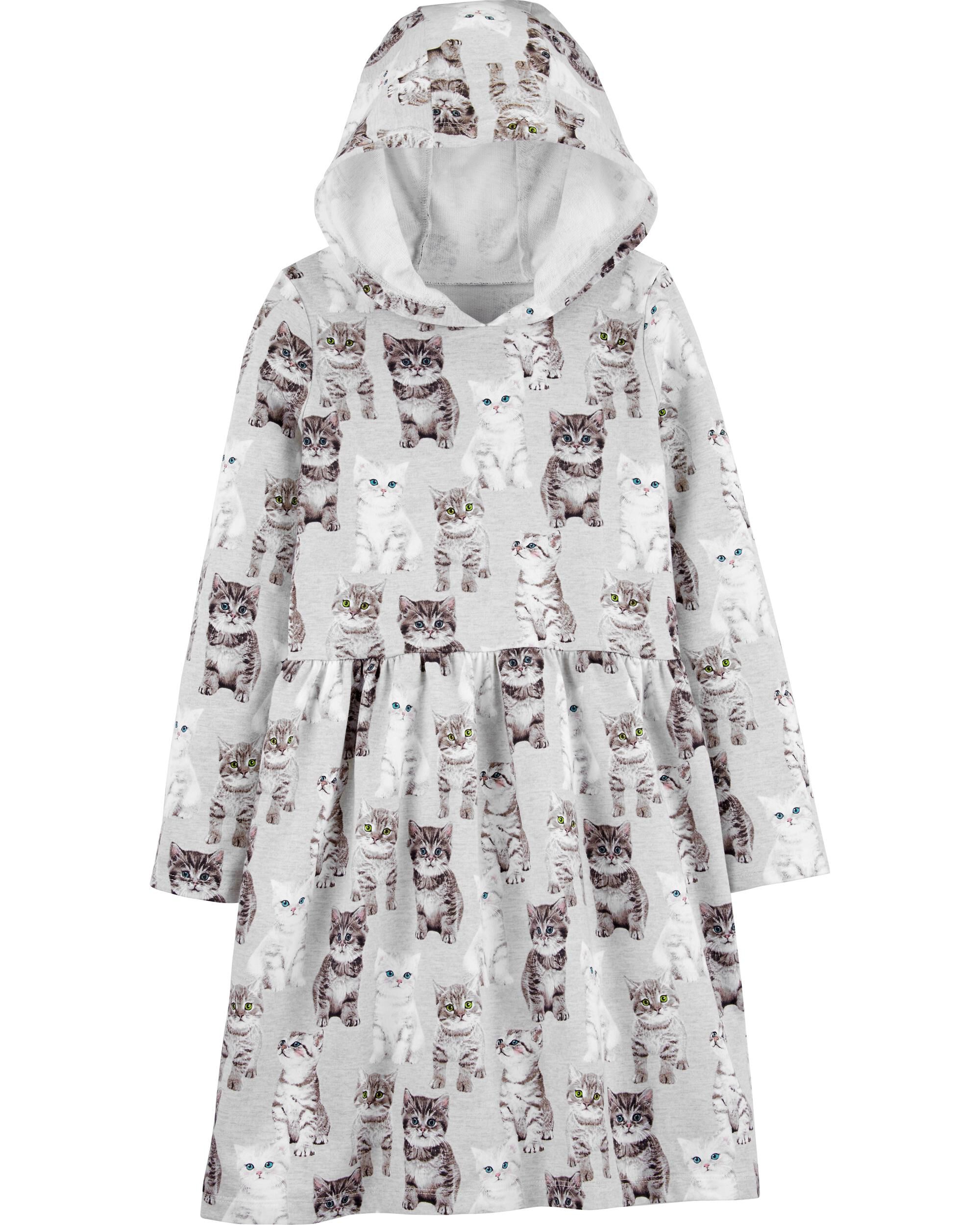 carters black cat dress