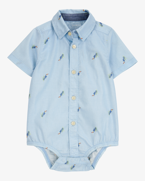 Baby Boy Toucan Button-Front Bodysuit