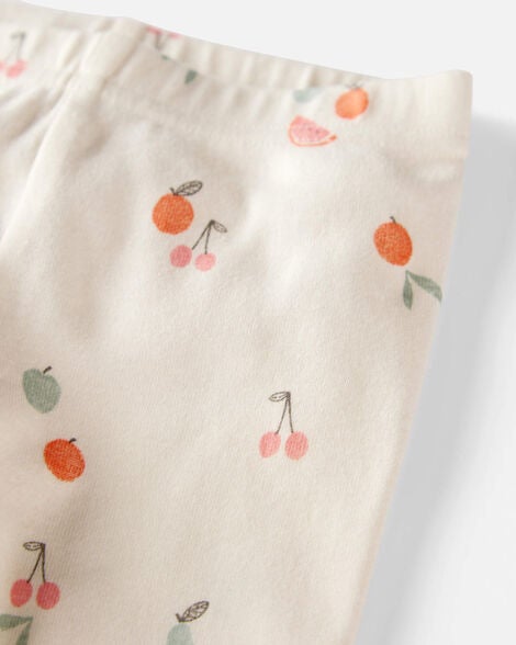  Product image 2 of Baby Fruit Print Organic Cotton 2-Piece Pajamas