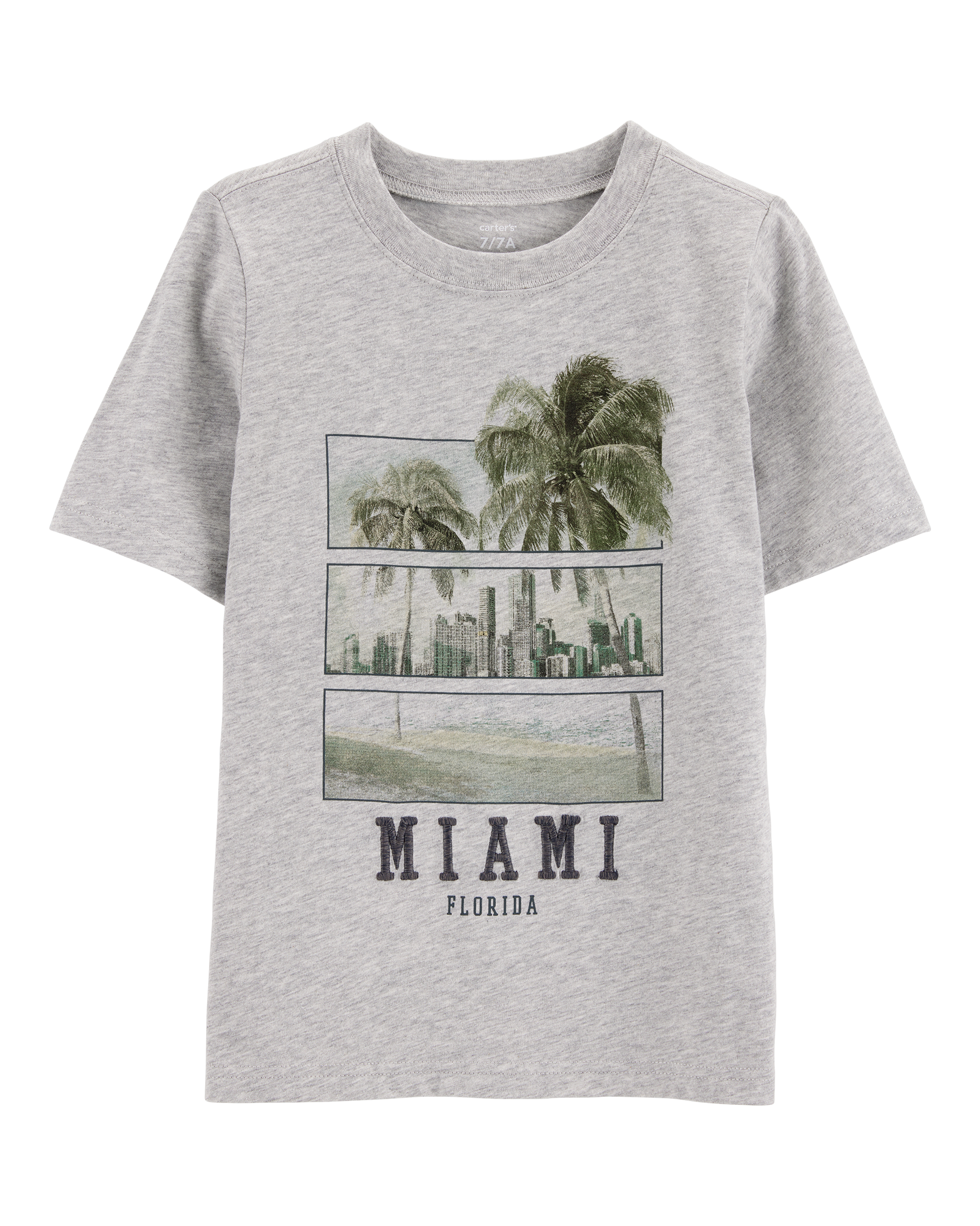 Kid Miami Graphic Tee - Grey