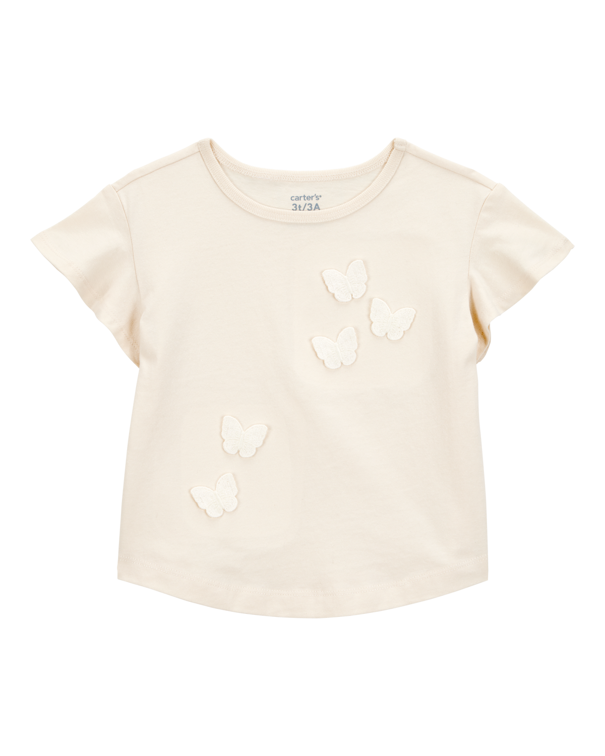 carter's Toddler Butterfly Short-Sleeve Top - Ivory
