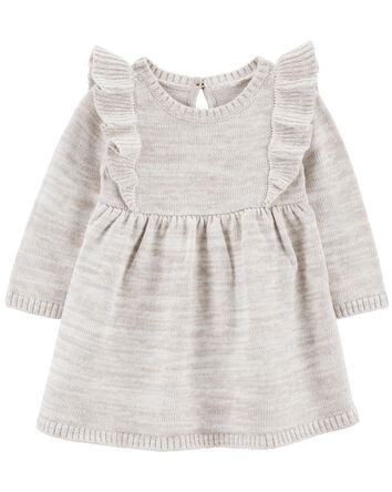 Baby Long-Sleeve Sweater Dress