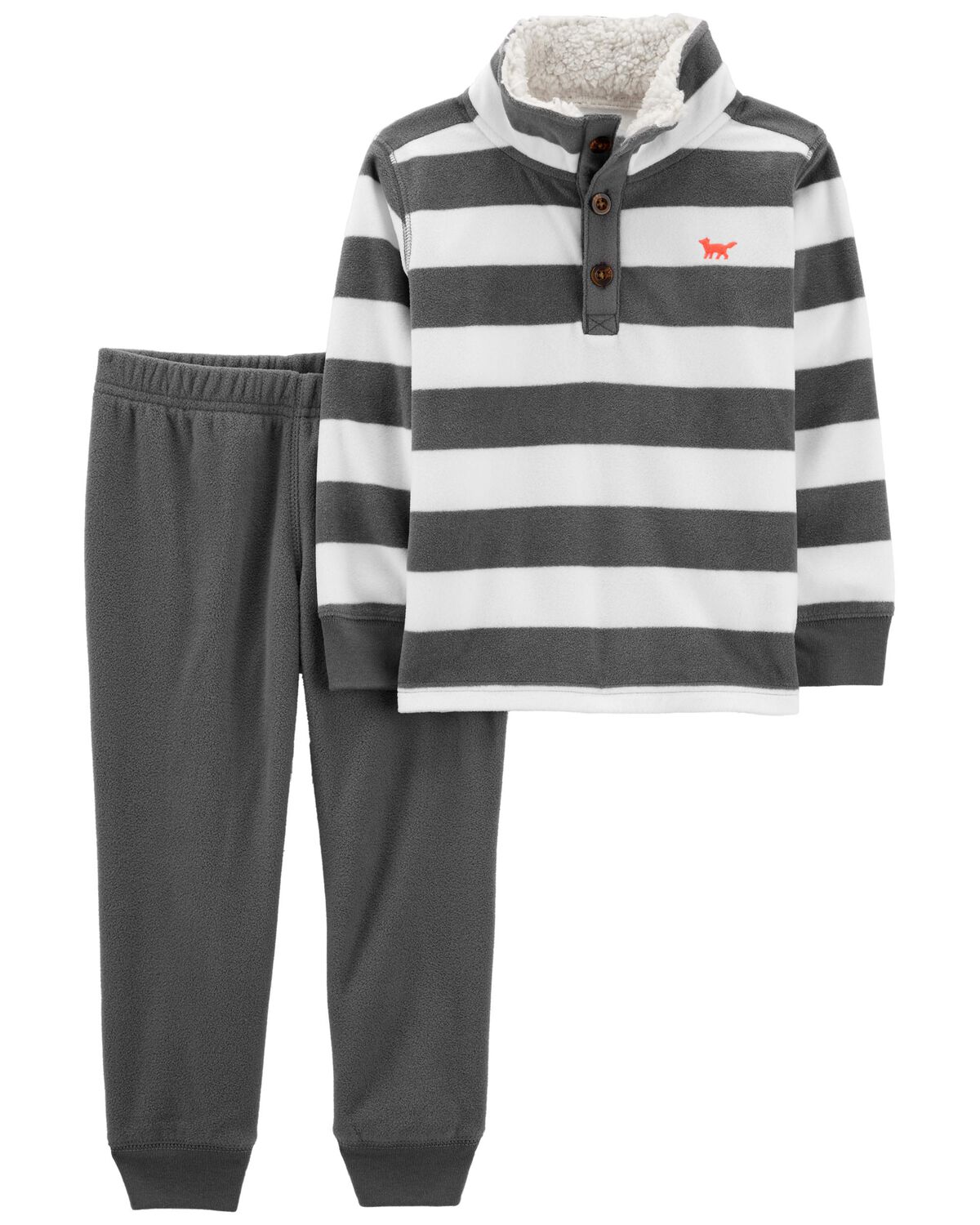 2-Piece Fleece Pullover & Jogger Set - Carter