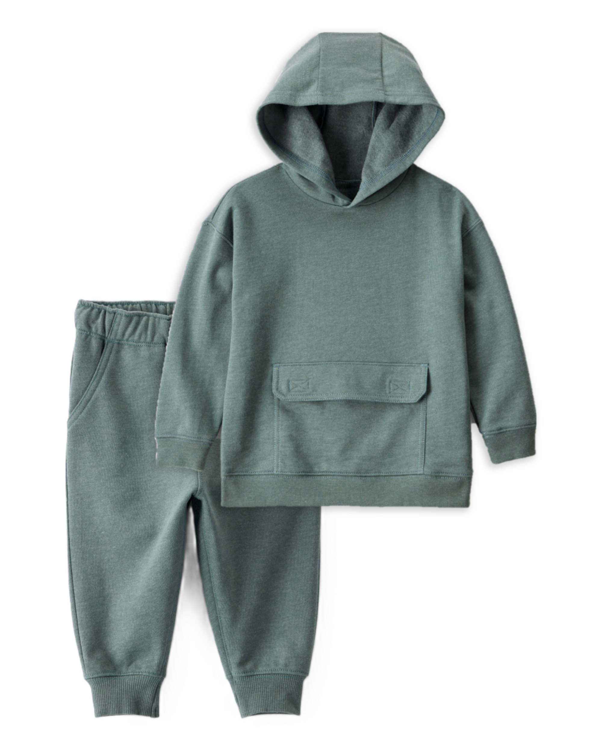 Toddler Boy 2-Piece DayDream Fleece Long-Sleeve Hoodie & Jogger Set - Green