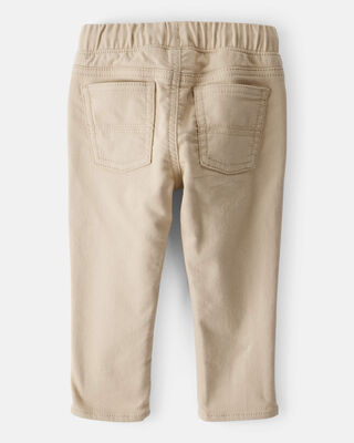 Product image 2 of Baby Boy Cotton Pull-On Fashion Pants - Tan
