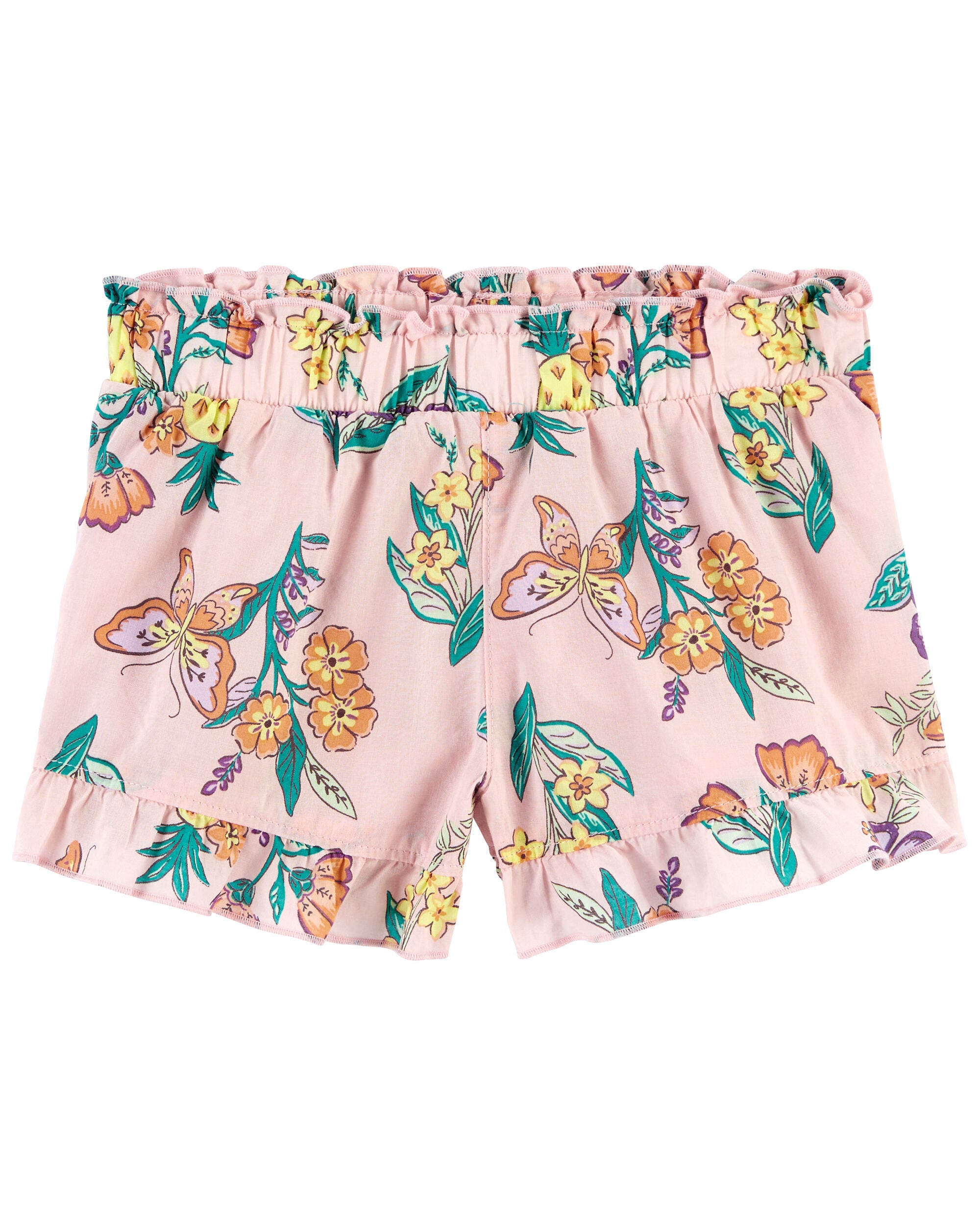 Floral shorts for girls sale