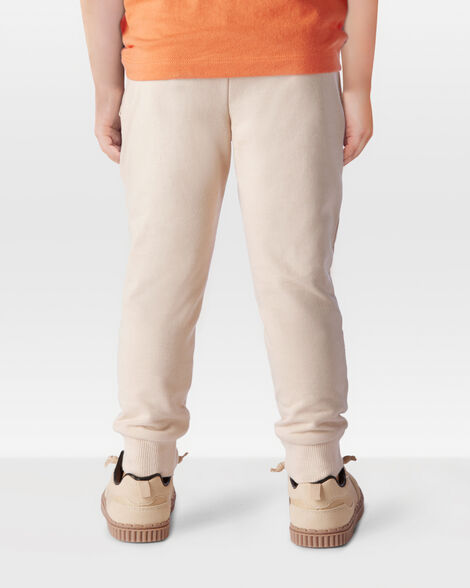 Product image 3 of Toddler Pull-On Drawstring Joggers - Khaki