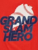 Red - Kid Grand Slam Hero Graphic Tee, Selected