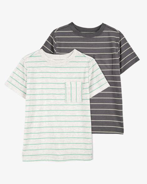 Product image 1 of Kid 2-Pack Striped Short-Sleeve Tees