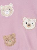 Mauve - Baby Bear Fleece Sweatshirt, Selected