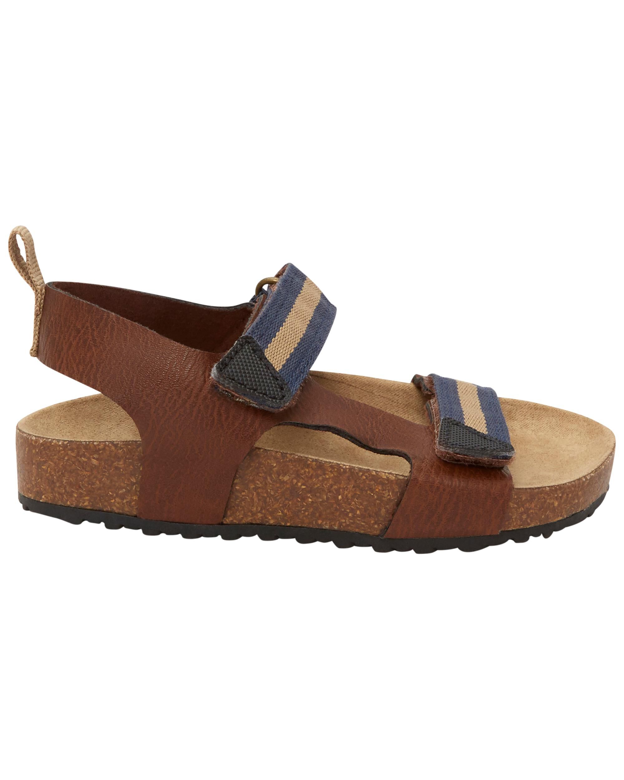 Carter's Toddler Boys Casual Sandals Summer Brown New 